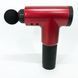 Аккумуляторный массажер fascial gun kh-320 портативный ручной ударный мышечный пистолет 4 насадки красный 00015512 фото 24