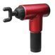 Аккумуляторный массажер fascial gun kh-320 портативный ручной ударный мышечный пистолет 4 насадки красный 00015512 фото 12