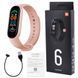 Фитнес браслет FitPro Smart Band M6 (смарт часы, пульсоксиметр, пульс). Цвет: розовый 00022404 фото 1