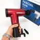 Аккумуляторный массажер fascial gun kh-320 портативный ручной ударный мышечный пистолет 4 насадки красный 00015512 фото 22