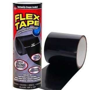 Водонепроницаемая изоляционная сверхпрочная скотч-лента Flex Tape 30 см 00012536 фото
