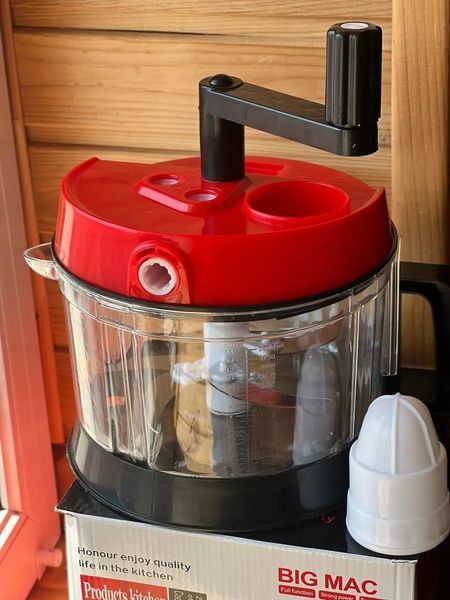 Овочерізка кухонний подрібнювач BIG MAC Hand cranked vegetable slicer AND LY-974 00020574 фото