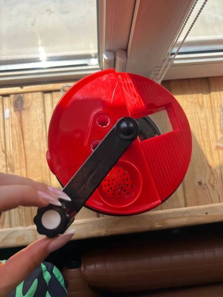Овочерізка кухонний подрібнювач BIG MAC Hand cranked vegetable slicer AND LY-974 00020574 фото