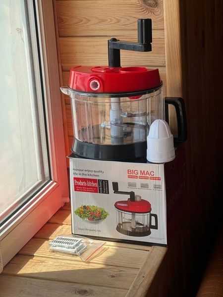 Овочерізка кухонний подрібнювач BIG MAC Hand cranked vegetable slicer AND LY-974 00020574 фото