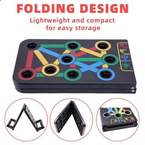 Тренажер для отжиманий Foldable Push Up, портативный тренажер для отжиманий, платформа для отжимания 00014425 фото