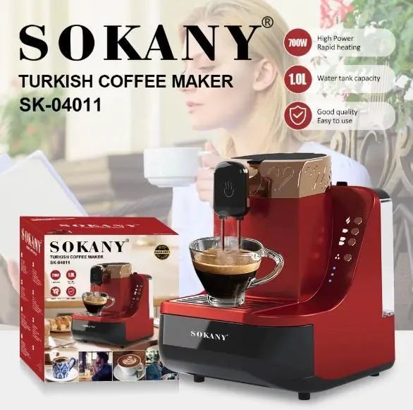 Кавоварка для приготування турецької кави Sokany SK-04011 00020665 фото