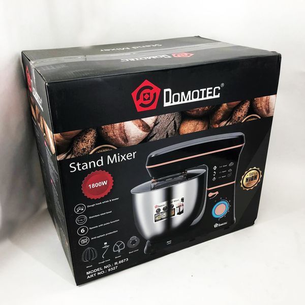 Настольный миксер-тестомес планетарный Domotec R 6673 12 л, Планетарный комбайн Стационарный для дома 00019068 фото