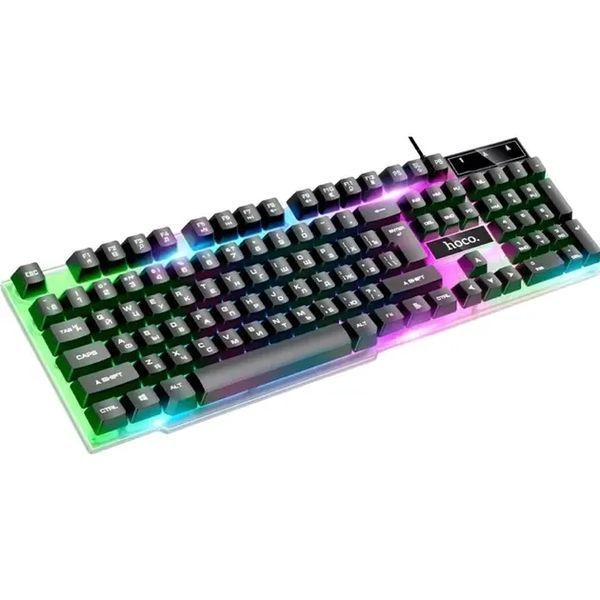 Игровая клавиатура и мышка Hoco GM11 с подсветкой RGB 00018208 фото