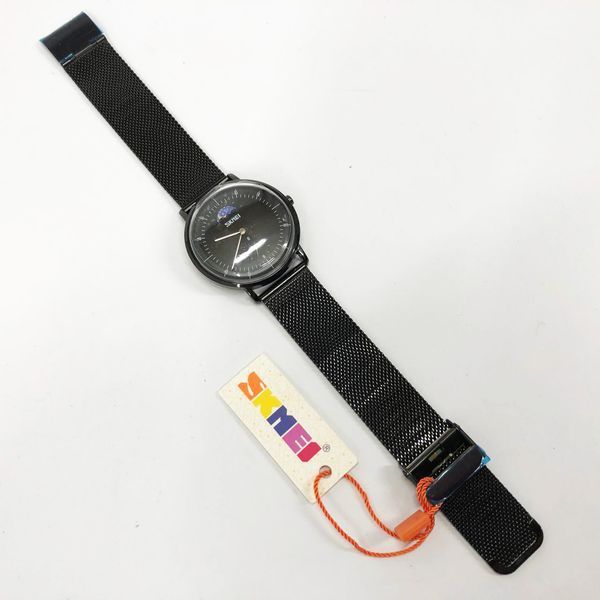 Часы наручные мужские SKMEI 9245BK, мужские часы стильные часы на руку, оригинальные мужские часы 00022106 фото