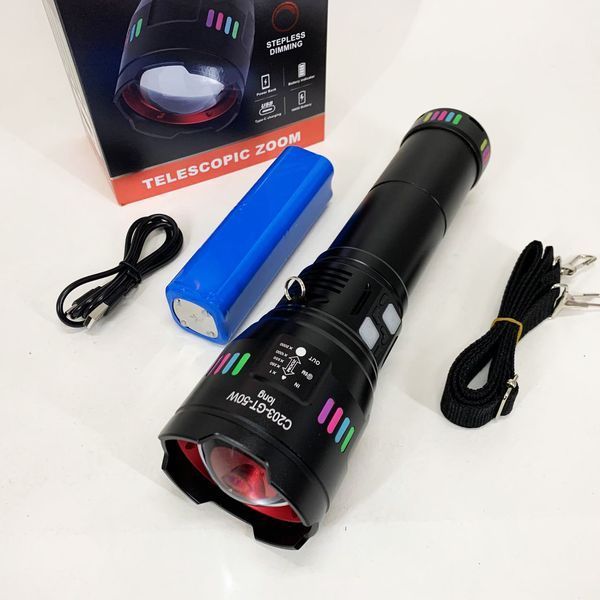 Ліхтар C203 WHITE LASER LED GT-50W 00023516 фото