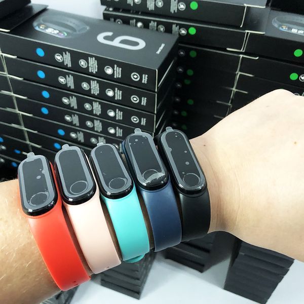 Фитнес браслет FitPro Smart Band M6 (смарт часы, пульсоксиметр, пульс). Цвет: красный 00022405 фото
