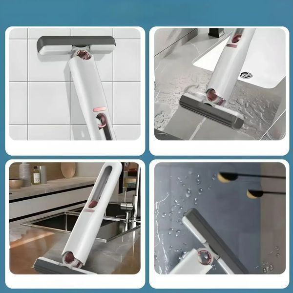 Портативне диво міні швабра MINI MOP з автовіджимом, легка, для прибирання будинку, авто 00012867 фото