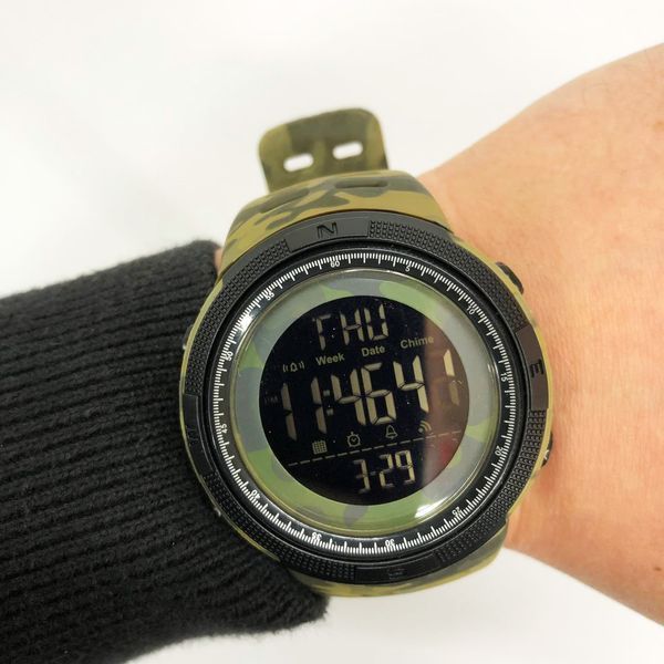 Часы наручные мужские SKMEI 2070CMGN ARMY GREEN CAMO 00022409 фото