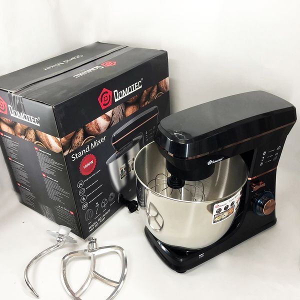 Настольный миксер-тестомес планетарный Domotec R 6673 12 л, Планетарный комбайн Стационарный для дома 00019068 фото