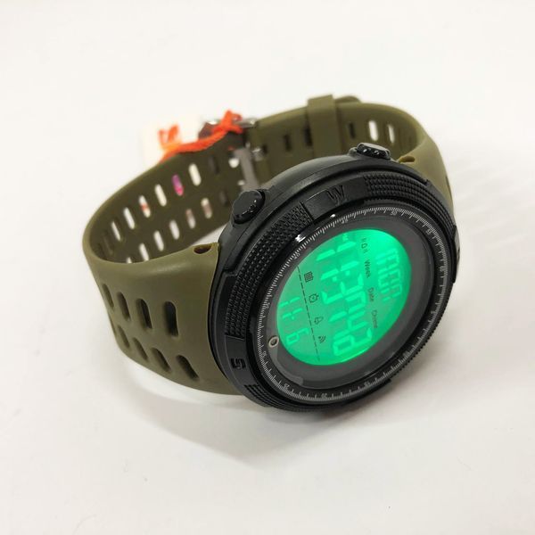 Часы наручные мужские SKMEI 2070AGWT ARMY GREEN, армейские часы противоударные. Цвет: зеленый 00022130 фото