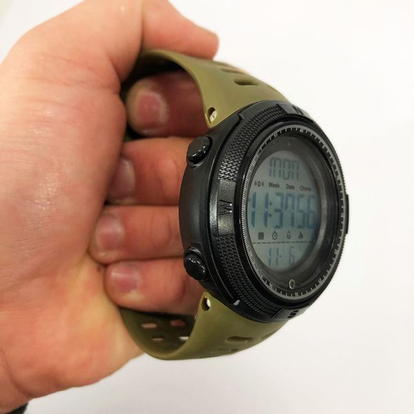 Часы наручные мужские SKMEI 2070AGWT ARMY GREEN, армейские часы противоударные. Цвет: зеленый 00022130 фото