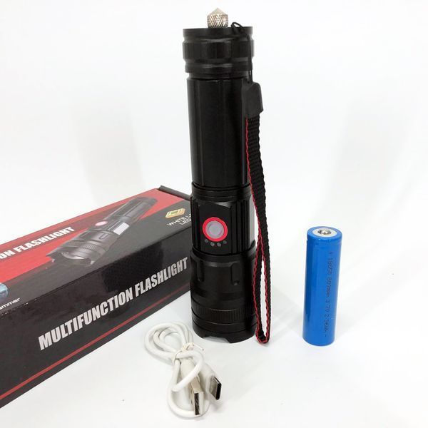 Ліхтарик кишеньковий світлодіодний Police BL-6525-GT100 з ремінцем та функцією зуму 00023052 фото