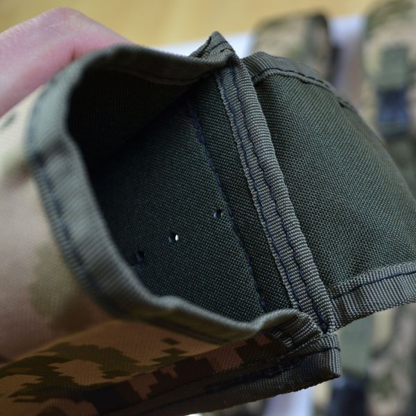 Подсумок на 2 магазина двойной из кордуры пиксель MOLLE тактический 00018286 фото