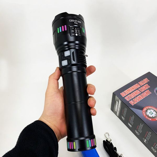 Ліхтар C203 WHITE LASER LED GT-50W 00023516 фото