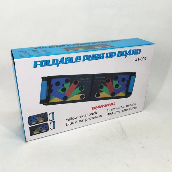 Тренажер для отжиманий Foldable Push Up, портативный тренажер для отжиманий, платформа для отжимания 00014425 фото