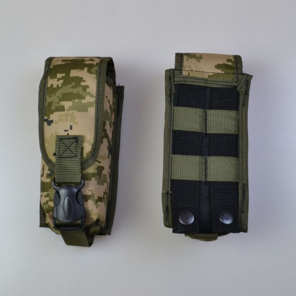 Подсумок на 2 магазина двойной из кордуры пиксель MOLLE тактический 00018286 фото