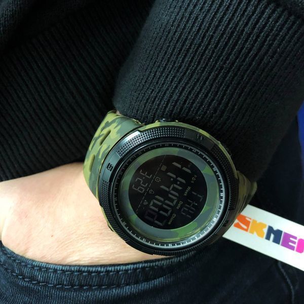 Часы наручные мужские SKMEI 2070CMGN ARMY GREEN CAMO 00022409 фото