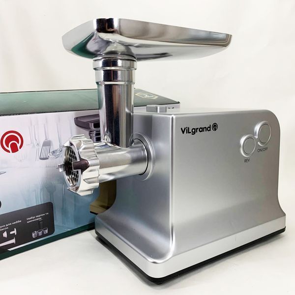 М'ясорубка VILgrand V221-PMG. Колір: срібний 00020193 фото