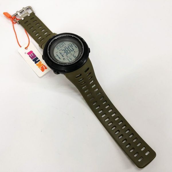 Часы наручные мужские SKMEI 2070AGWT ARMY GREEN, армейские часы противоударные. Цвет: зеленый 00022130 фото
