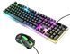 Игровая клавиатура и мышка Hoco GM11 с подсветкой RGB 00018208 фото 1