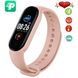 Смарт браслет M5 Smart Bracelet Фитнес трекер Watch Bluetooth. Цвет: розовый 00022023 фото 3