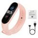 Смарт браслет M5 Smart Bracelet Фитнес трекер Watch Bluetooth. Цвет: розовый 00022023 фото 9