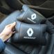 Набір подушок 2шт для авто Renault, натуральна шкіра, на підголівник у машину з логотипом Рено 00017018 фото 9