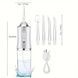 Ирригатор для чистки зубов и полости рта oral irrigator с аккумулятором и сменными насадками. цвет: белый 00014507 фото 7
