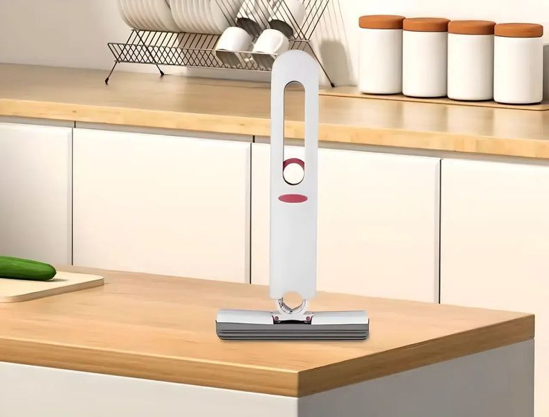 Портативне диво міні швабра MINI MOP з автовіджимом, легка, для прибирання будинку, авто 00012867 фото