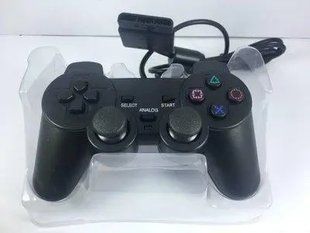 Джойстик PS2 провідний SONY label (жовтий блістер) 00017959 фото