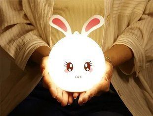 Детский силиконовый ночник 3DTOYSLAMP Кролик 00022173 фото