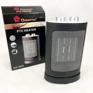 Дуйка DOMOTEC MS-5905 Ceramic 1500 Вт, тепловентиллятор, обогреватель электрический, дуйчик обогреватель 00012656 фото