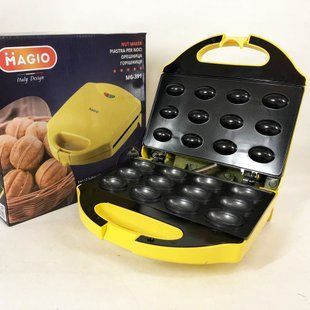 Вафельница-Орешница MAGIO МG-391, 750 Вт, качественная бытовая вафельница, электровафельница 00018647 фото