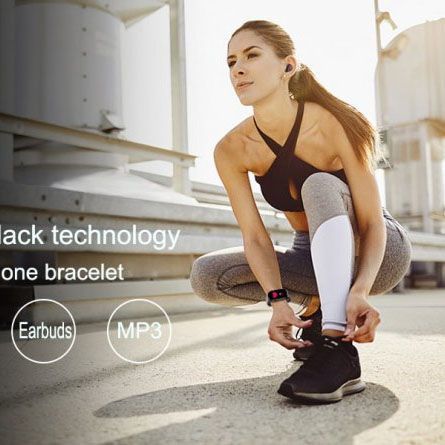 Фітнес браслет FitPro Smart Band M6 (смарт годинник, пульсоксиметр, пульс). Колір: чорний 00022398 фото