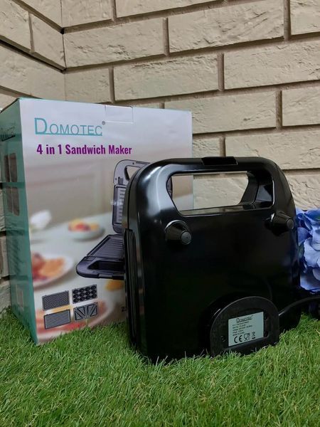 Вафельниця-сендвічниця 4в1 Domotec SI-234B 00020912 фото