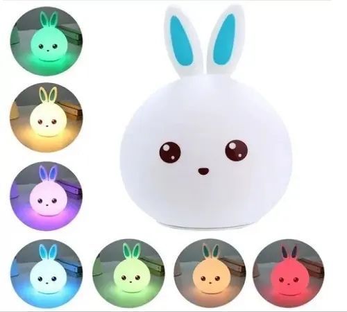 Детский силиконовый ночник 3DTOYSLAMP Кролик 00022173 фото