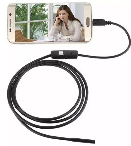 Камера Эндоскоп Android and PC Endoscope, гибкая USB-камера (100P) 2 метра 00018150 фото