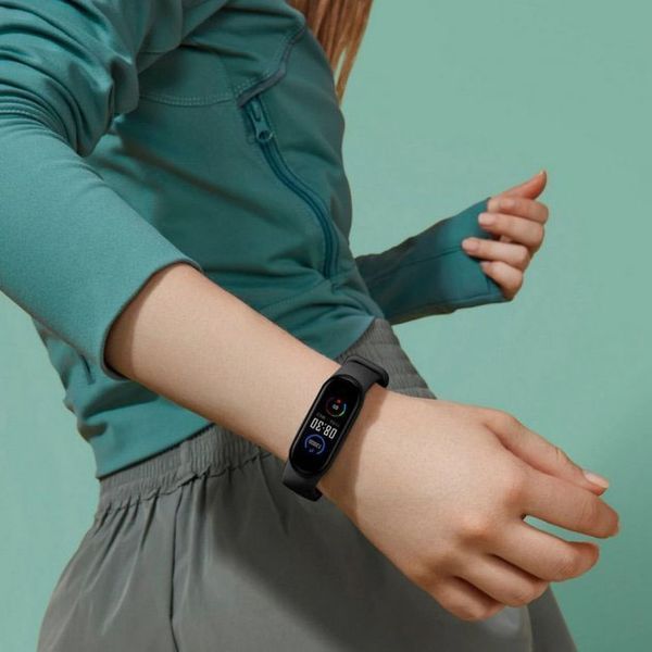 Фітнес браслет FitPro Smart Band M6 (смарт годинник, пульсоксиметр, пульс). Колір: чорний 00022398 фото