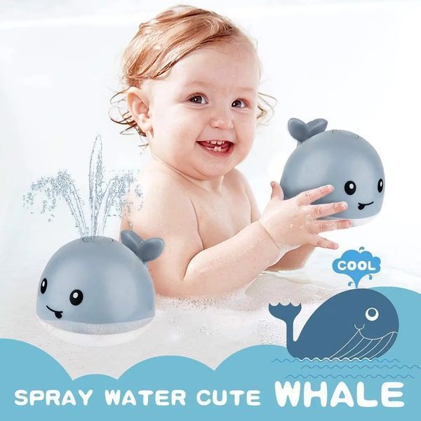 Игрушки для ванной для детей "Кит фонтан" Mini Whale Fountain плавающие игрушки для купания малышей 00016462 фото