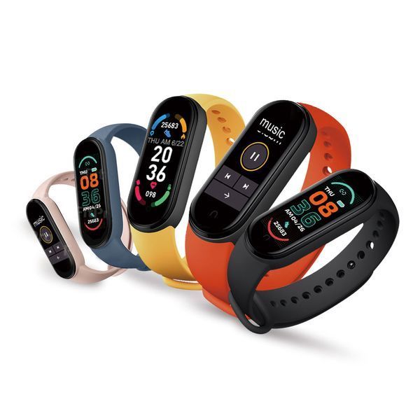 Фітнес браслет FitPro Smart Band M6 (смарт годинник, пульсоксиметр, пульс). Колір: чорний 00022398 фото
