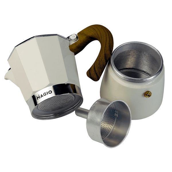 Гейзерная кофеварка Magio MG-1009 450 мл, гейзерная турка для кофе, кофеварка гейзерного типа 00018757 фото