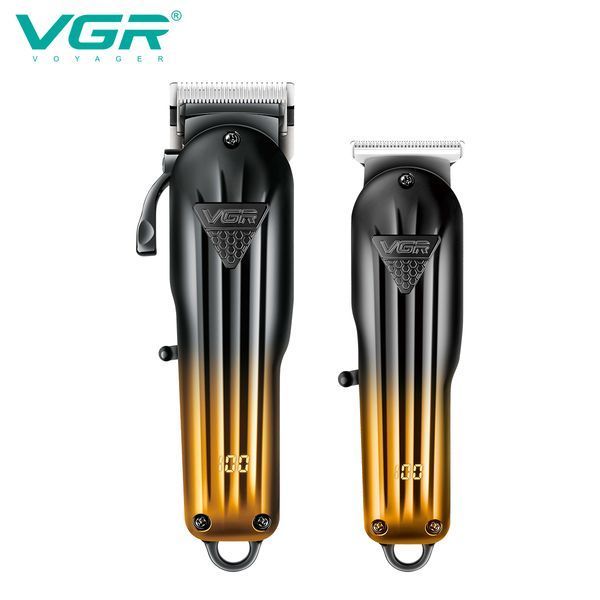 Комплект VGR 2 в 1 V-646 акумуляторна машинка для стрижки та триммер 00014800 фото