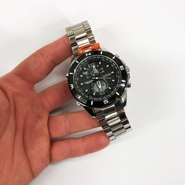 Часы наручные мужские SKMEI 1670SIWT SILVER-WHITE, часы тактические противоударные. Цвет: серебряный 00022051 фото