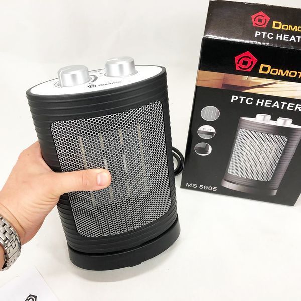 Дуйка DOMOTEC MS-5905 Ceramic 1500 Вт, тепловентилятор, обогреватель электрический, дуйчик обогреватель 00012656 фото