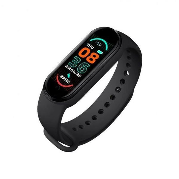 Фітнес браслет FitPro Smart Band M6 (смарт годинник, пульсоксиметр, пульс). Колір: чорний 00022398 фото